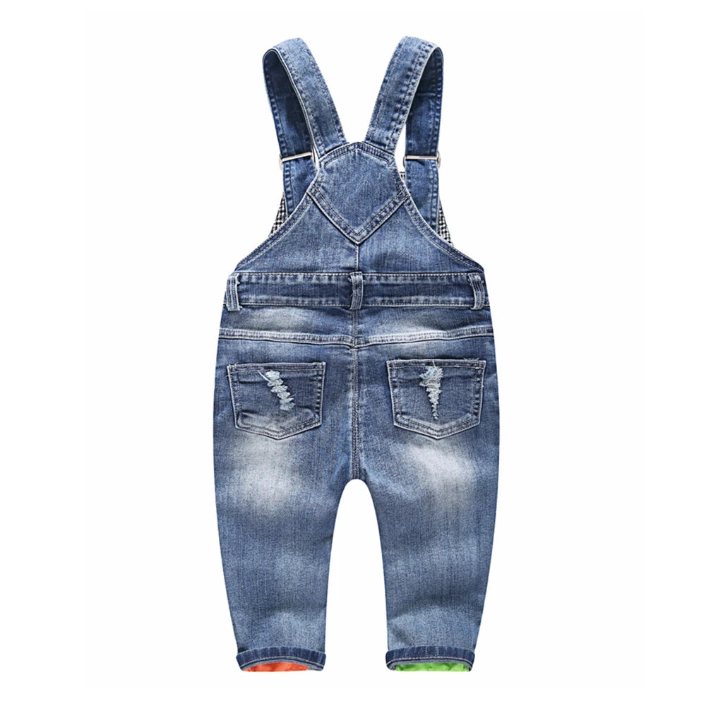 1-8T Kids Jeans Baby Rompers Spring Boys Girls Overalls Bebe Jumpsuit Pants Toddler Trousers Kids Clothes Children Clothing 2 3