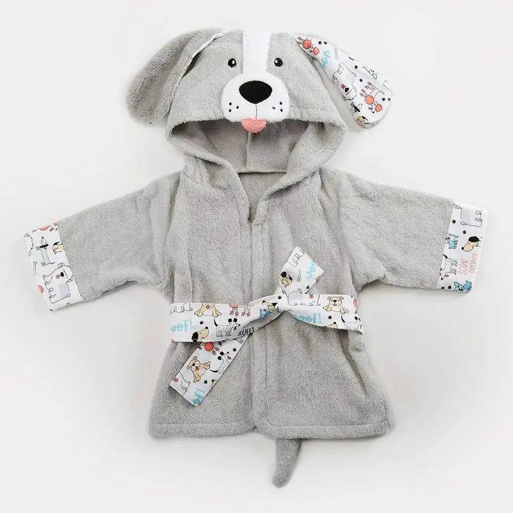 0-6 Years Baby Cute Animal Pure Cotton Kids Bathrobe Baby Bathrobe Unisex Winter Newborn Baby Boys Girls Clothes Baby Pajamas